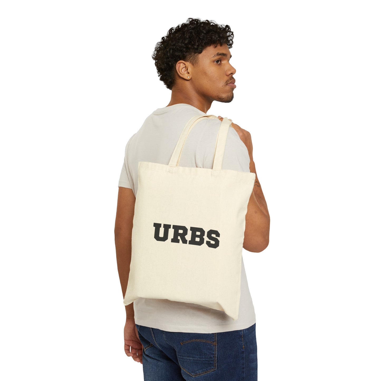 URBS Blk Print (Cotton Canvas Tote Bag)