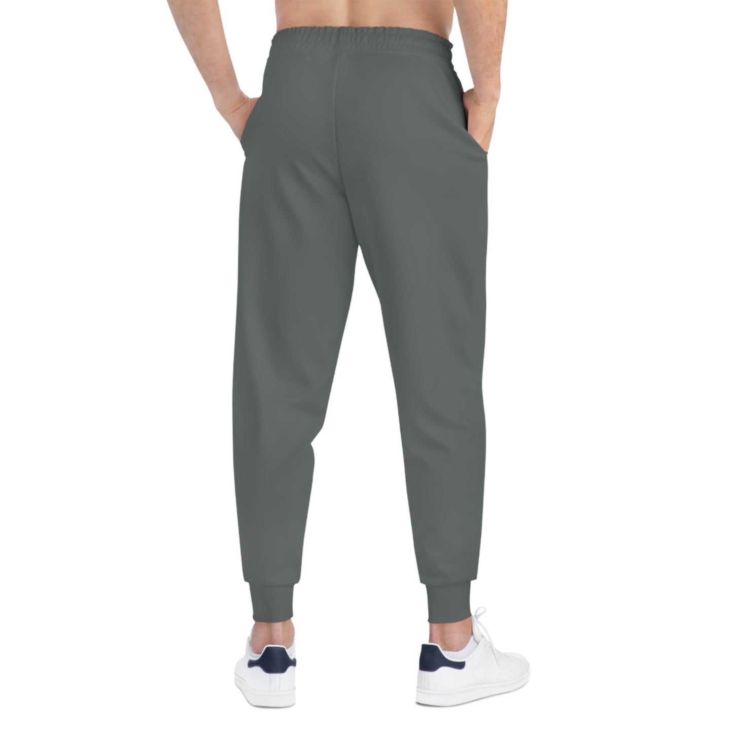 Urbs (Gray White Athletic Joggers (AOP))