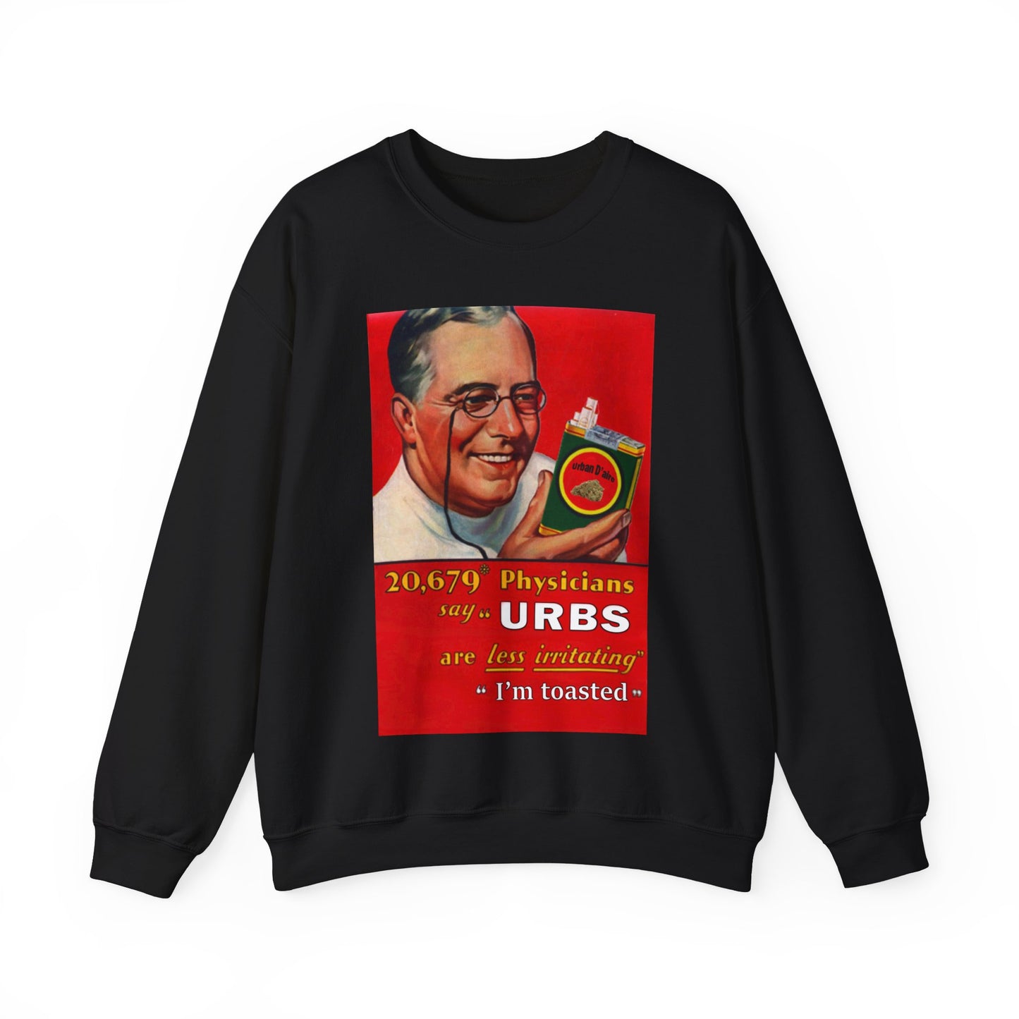 Physician Recommended (Unisex Heavy Blend™ Crewneck Sweatshirt)