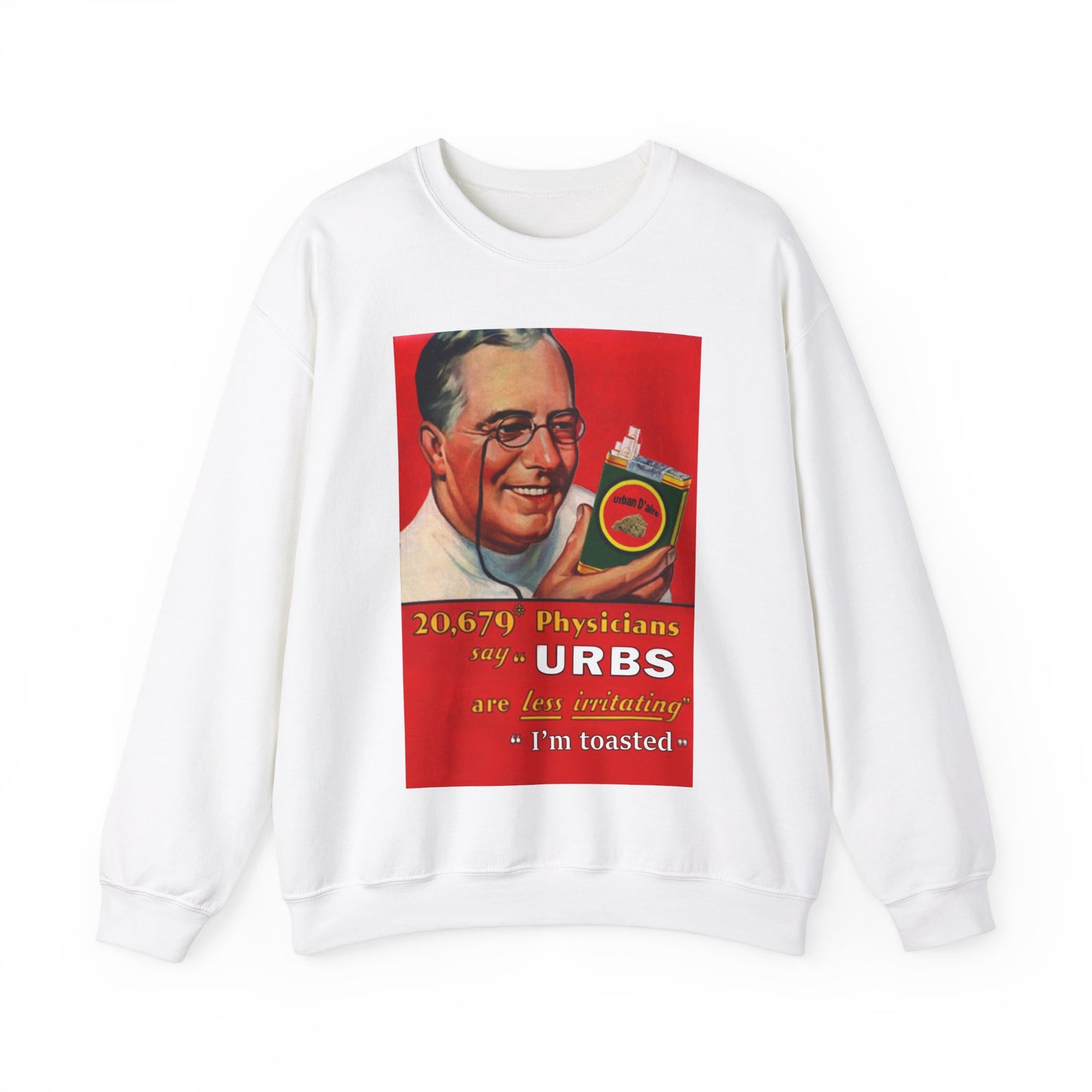 Physician Recommended (Unisex Heavy Blend™ Crewneck Sweatshirt)