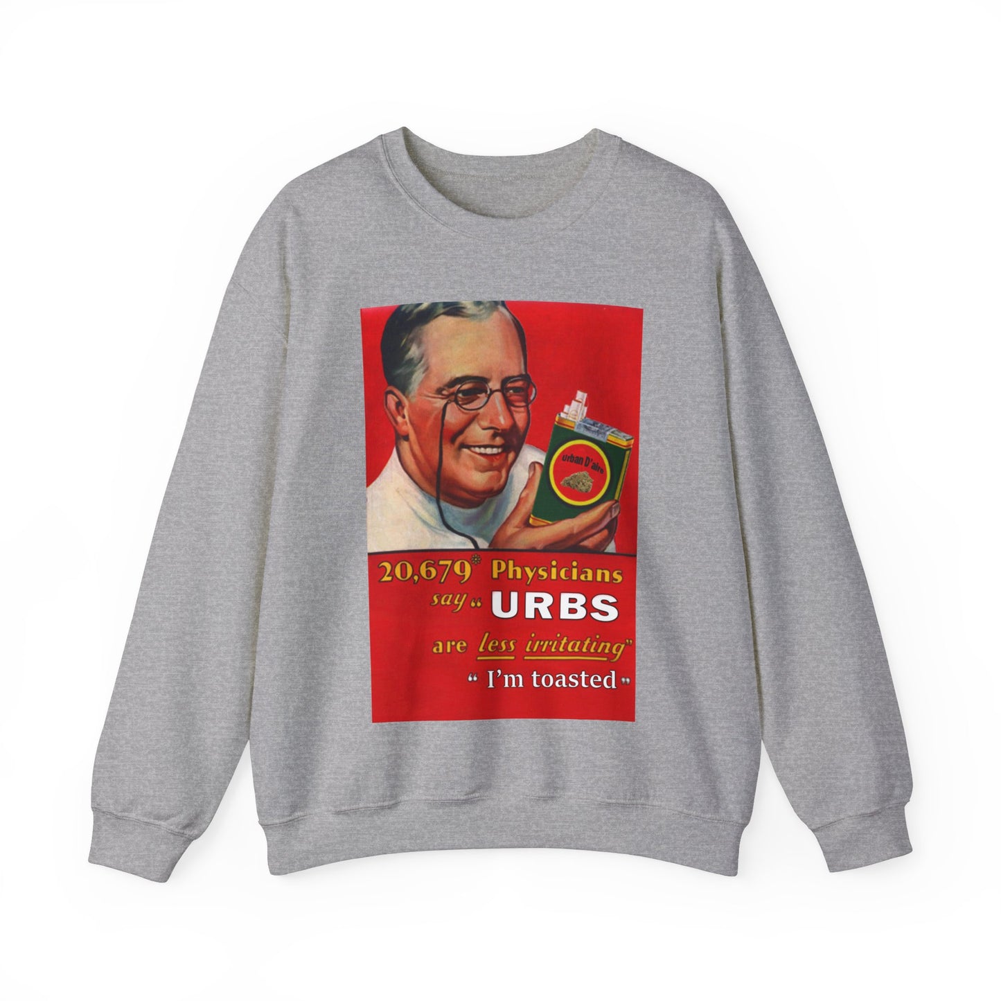 Physician Recommended (Unisex Heavy Blend™ Crewneck Sweatshirt)