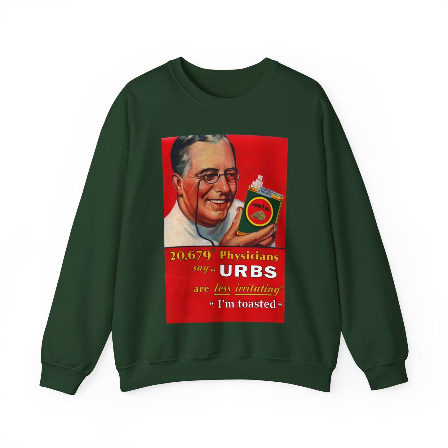 Physician Recommended (Unisex Heavy Blend™ Crewneck Sweatshirt)